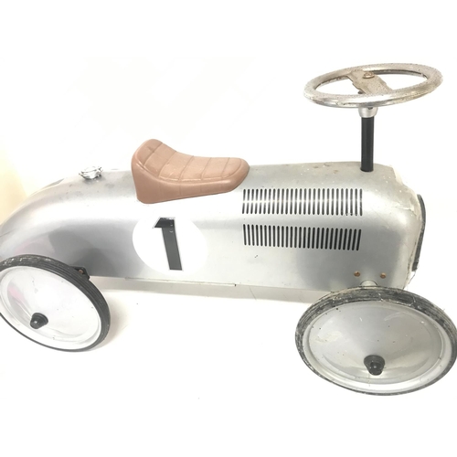 930 - A Child's Metal Toy Pedal Car approx length 76 cm in height and 41cm in height.