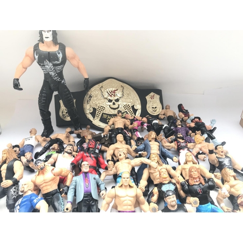 949 - A Box Containing loose WWE Figures. NO RESERVE