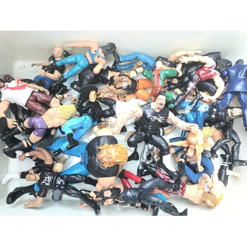 949 - A Box Containing loose WWE Figures. NO RESERVE