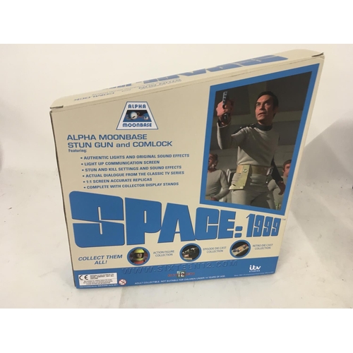 951 - Boxed Alpha Moonbase Stun Gun and Comlock from the Space 1999 series.