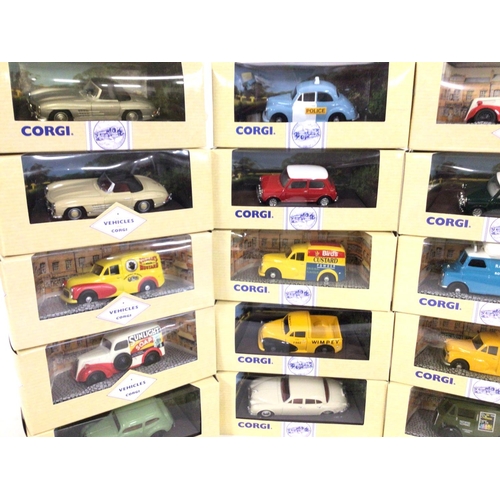 97 - A Collection of Boxed Corgi Classic Vehicles. All Boxed.