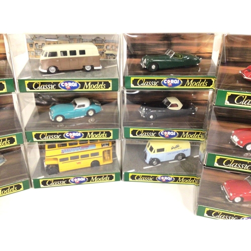 99 - A Collection of Corgi Classic Models. All Boxed.