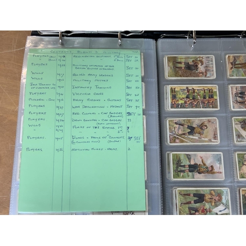 103 - 6 albums of various cigarette cards.
