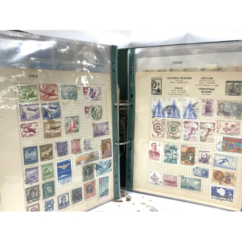 188 - A collection of stamps and first day covers and other items