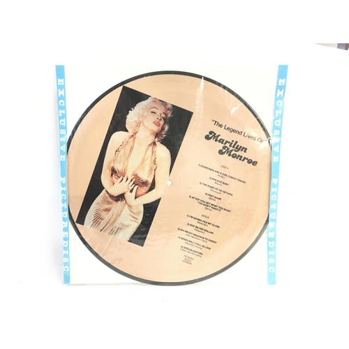 288 - Marilyn Monroe 10 track, 33rpm, 12 inch, picture disc Vinyl. No reserve.