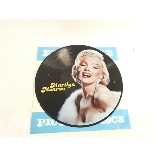 288 - Marilyn Monroe 10 track, 33rpm, 12 inch, picture disc Vinyl. No reserve.