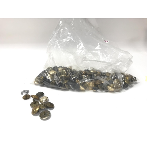 30 - A bag of mixed military buttons.