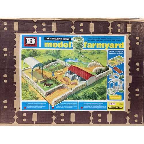 A Boxed Britains Model Farmyard Number 4711