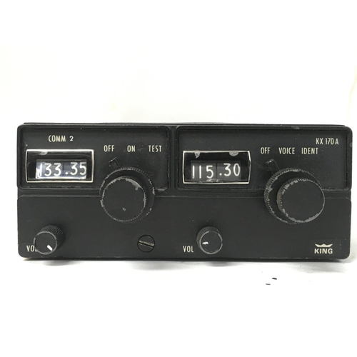 495 - King KX 170A aircraft radio