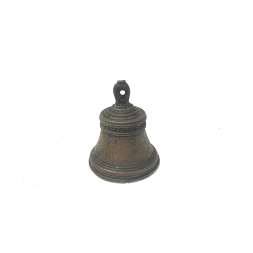 68 - Bronze hand-crafted replica bell, 11cm. (B)