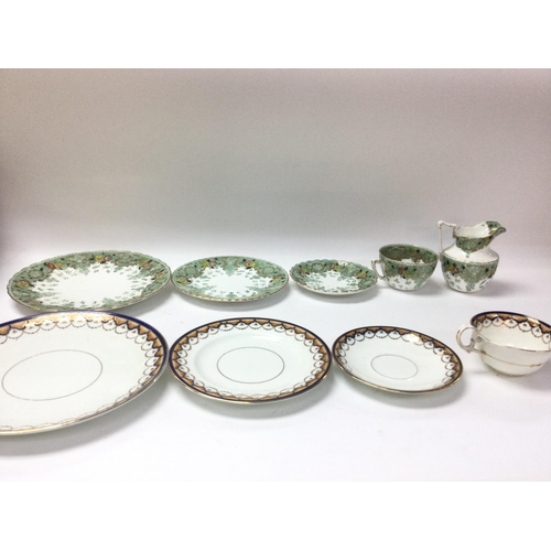 73 - Two sets of china including diamond Blythe fine china. Both sets include teacups, saucers, plates. O... 