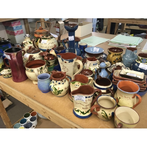 1111 - A large quantity of Torque painted pottery (a lot)- NO RESERVE