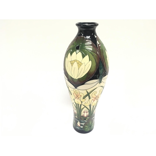 1187 - A Moorcroft vase from 2013. Rest spot pattern. 30cm tall. No damage.