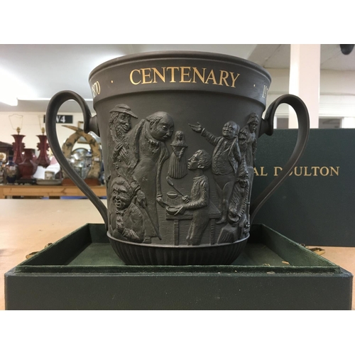 1311 - A boxed Royal Doulton Limited edition Commemorative Loving cup - No. 143 - The Centenary of the deat... 