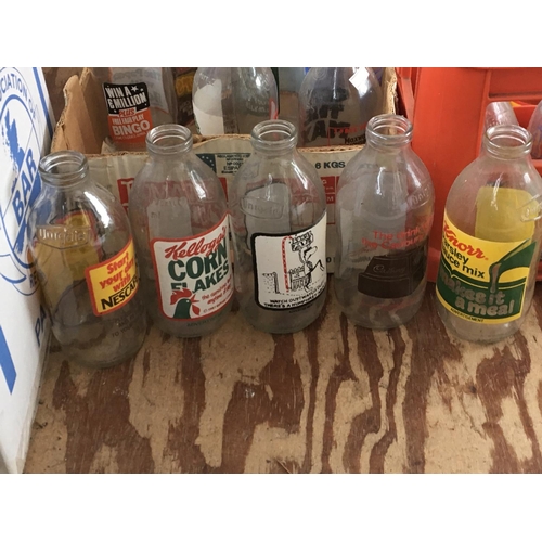 1346 - Victorian Household bottles including Inks, Medicines, Foodstuffs and drinks. Postage category D