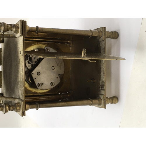 1416 - A collection of mantle clocks with Roman numeral dials and carriage clock cases. No reserve