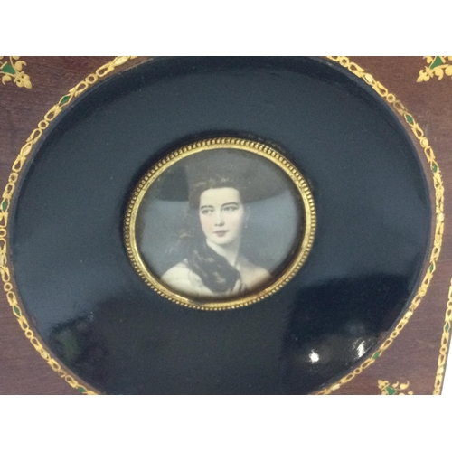 1602 - Two pairs of prints including framed miniatures, postage category D- NO RESERVE