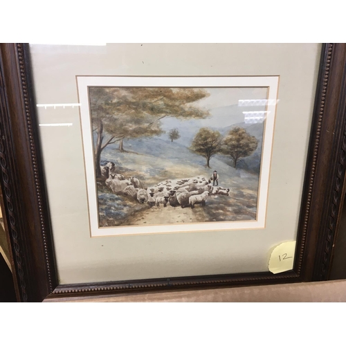 1620 - A box containing watercolours prints and pictures (a lot)- NO RESERVE