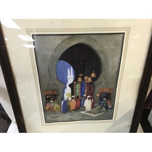 1624 - A framed limited edition print by Deborah king and other framed prints and pictures including two Mi... 