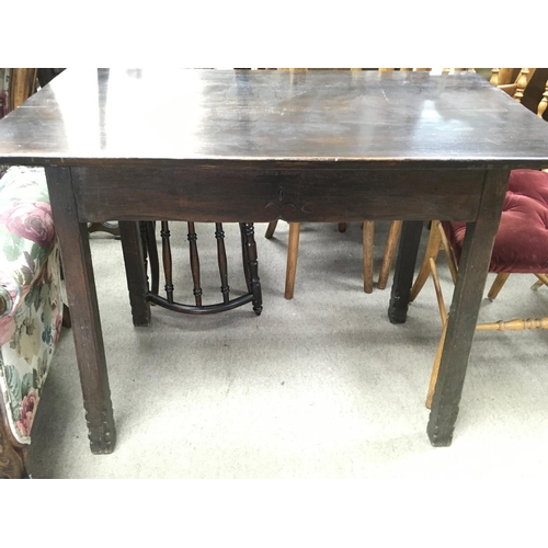 982 - An arts and crafts pine stained table