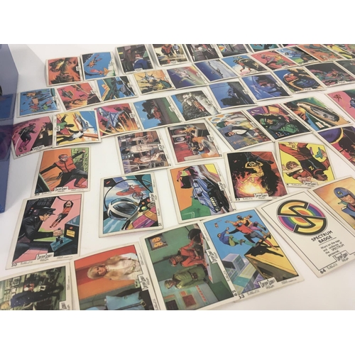 115 - A collection of Captain Scarlet and the Mysterons cards. Complete set 1 to 66. Anglo confectionery l... 