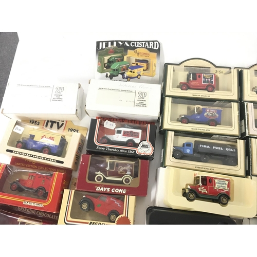 116 - A collection of 40 boxed Lledo model vehicles mostly DAYS GONE but including promotional THRUST 2..B... 