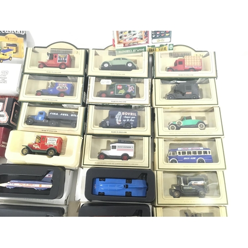 116 - A collection of 40 boxed Lledo model vehicles mostly DAYS GONE but including promotional THRUST 2..B... 