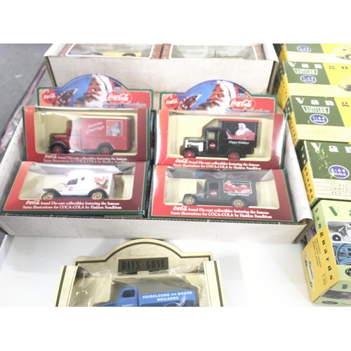 118 - A varied collection of boxed model vehicles including collectors sets..Eddie Stobart..Coronation str... 