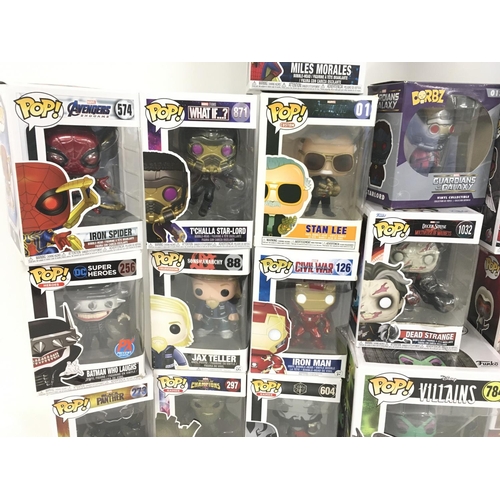 121 - A collection of 20 boxed funko pop figures.