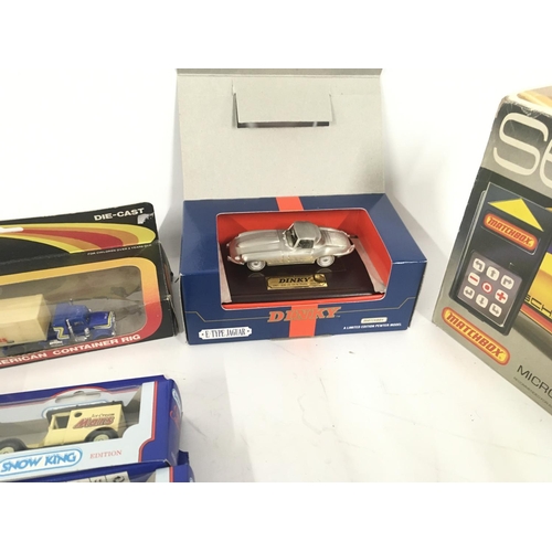 130 - A collection of boxed model cars by various manufacturers including Matchbox..Lledo..Vanguard and Ma... 