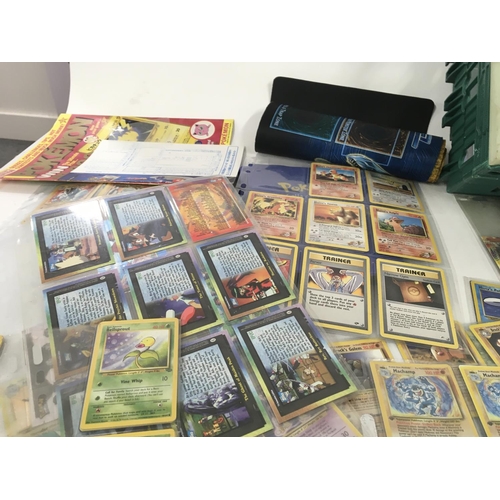 131 - A collection of original POKÃMON cards.