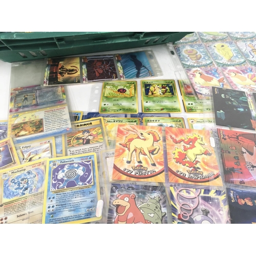 131 - A collection of original POKÃMON cards.