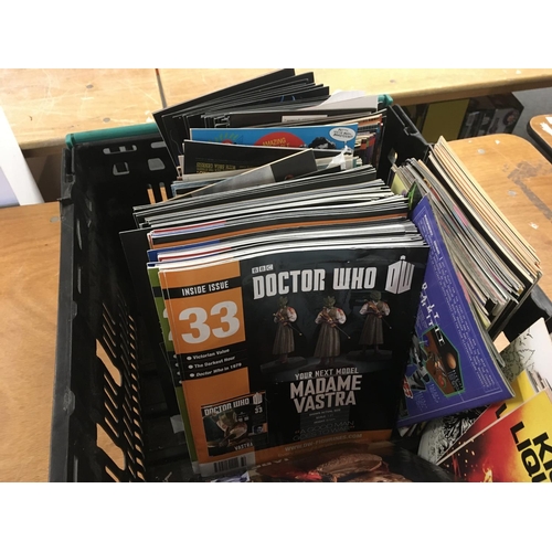 133 - A box containing MARVEL..Dr Who..and DC Comics