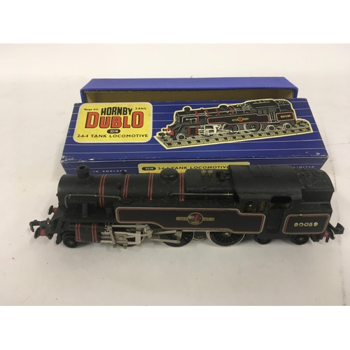 140 - Boxed Hornby Dublo 3218 TANK LOCOMOTIVE. 00 gauge. 3 rail