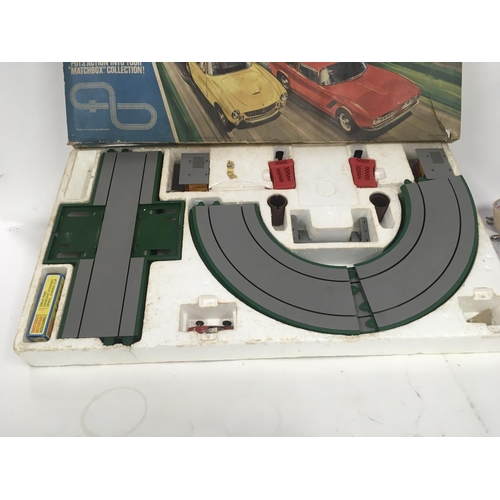 150 - Boxed Matchbox Motorise Motorway incomplete. Boxed Penguin 17 inch Electric Luxury Cruiser (2)