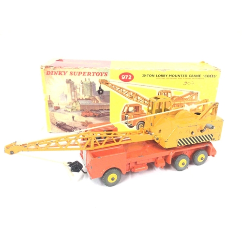 153 - A Boxed Dinky Supertoys 20-Ton Lorry-Mounted Crane. Coles. #972.