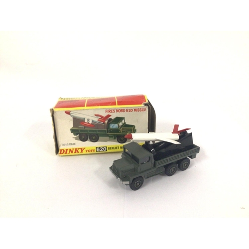 157 - A Boxed Dinkey Toy Berliet Missile Launcher #620 Parts Missing