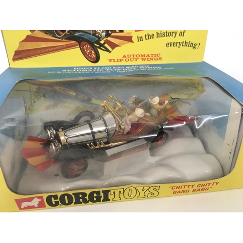 165 - A boxed original Corgi model 266 of CHITTY CHITTY BANG BANG . Display box torn window