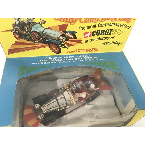 165 - A boxed original Corgi model 266 of CHITTY CHITTY BANG BANG . Display box torn window