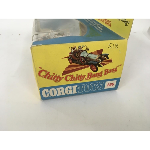 165 - A boxed original Corgi model 266 of CHITTY CHITTY BANG BANG . Display box torn window