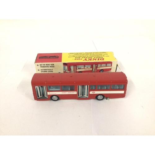 166 - Set Of Boxed Dinky Cars Triumph Spitfire #114 Single Decker Bus #283 M.G.B Sports Car #113 Triumph T... 