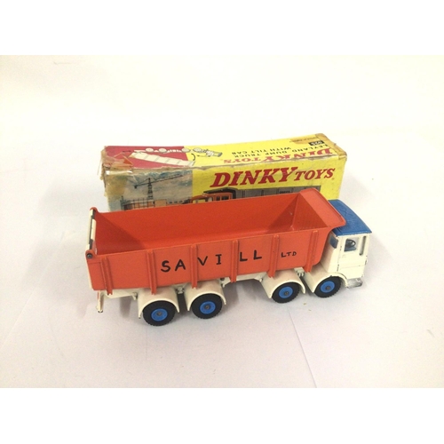 167 - A Boxed Dinky Toys Leyland Dump Truck With Tilt Cab #925 AF & Box Worn A Boxed Dinky Toys Recovery T... 