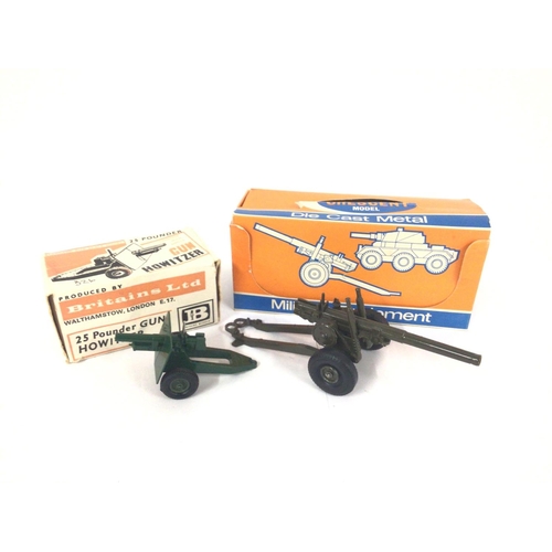 170 - A Boxed Britainâs LTD Pounder Howitzer Gun #9705 A Boxed Crescent Model Howitzer Gun #1251