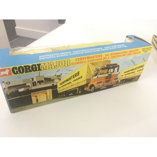 176 - Boxed Corgi AEC RENOWN BUS. Boxed Corgi 1147 Scammell Handyman mk3 Tractor Unit and trailer. FERRYMA... 