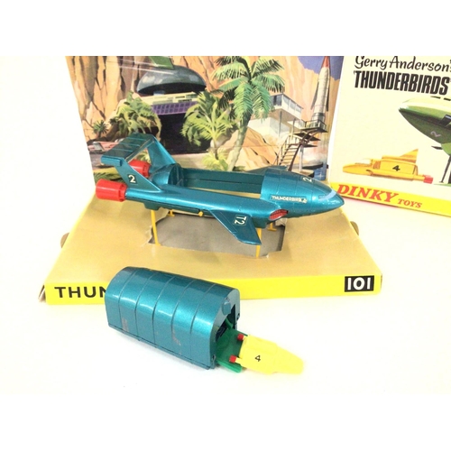 27 - A Boxed Dinky Toys Thunderbirds 2 @ 4 #101