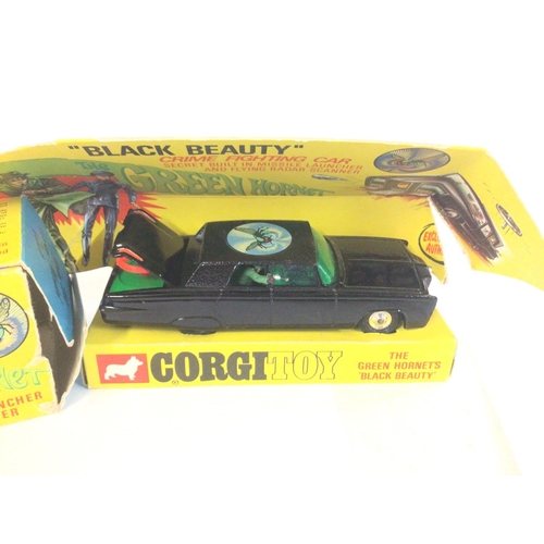 3 - A Boxed Corgi The Green Hornet Black Beauty #268. Box is Worn.