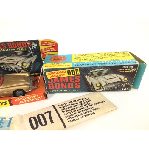 32 - A Boxed Corgi James Bond Aston Martin D.B.5. Box Is Worn. No Sticker or Spare Villain.