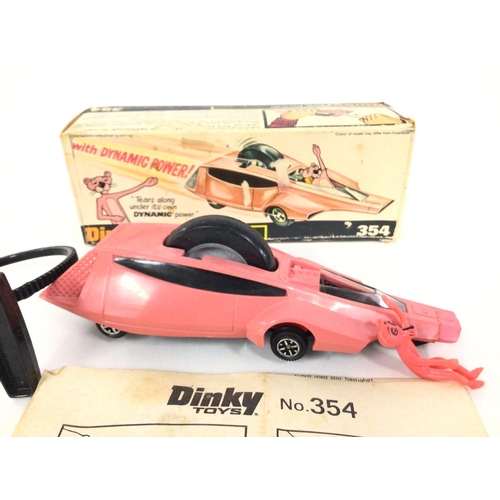 34 - A Boxed Dinky Pink Panther Car #354.