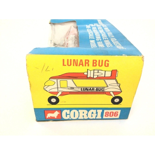 35 - A Boxed Corgi Lunar Bug #806 box is worn.