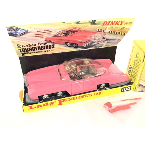 40 - A Boxed Dinky Lady Penelopeâs FAB 1 #100.